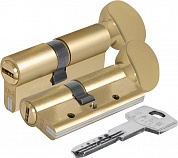 Картинка Цилиндровый механизм с вертушкой KALE KILIT 164 DBM-E/80 (30+10+40) mm латунь 5 кл.